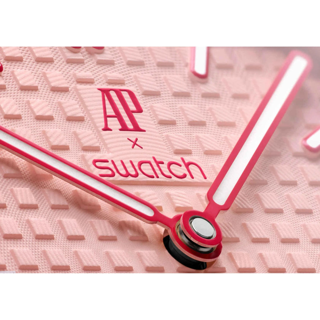 Pink Swatch X AP Royal POP