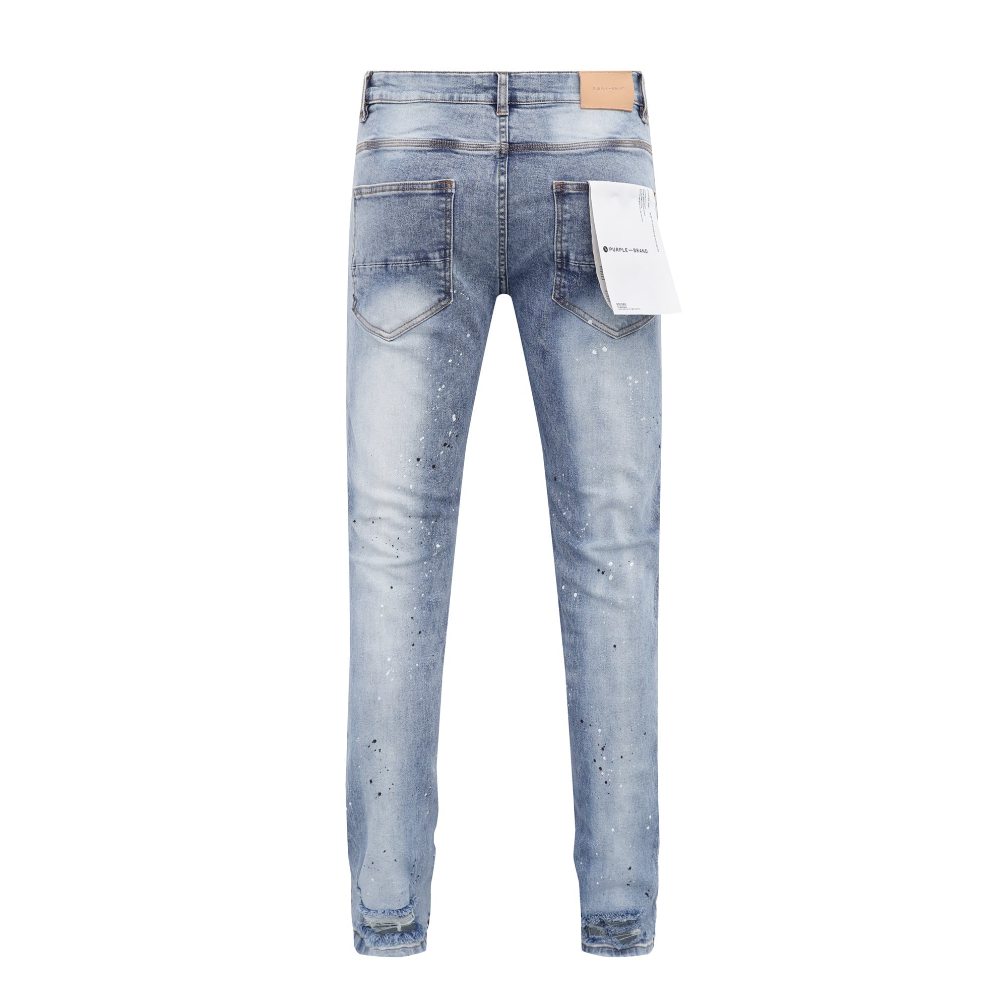 P128 Splattered Paint Jeans