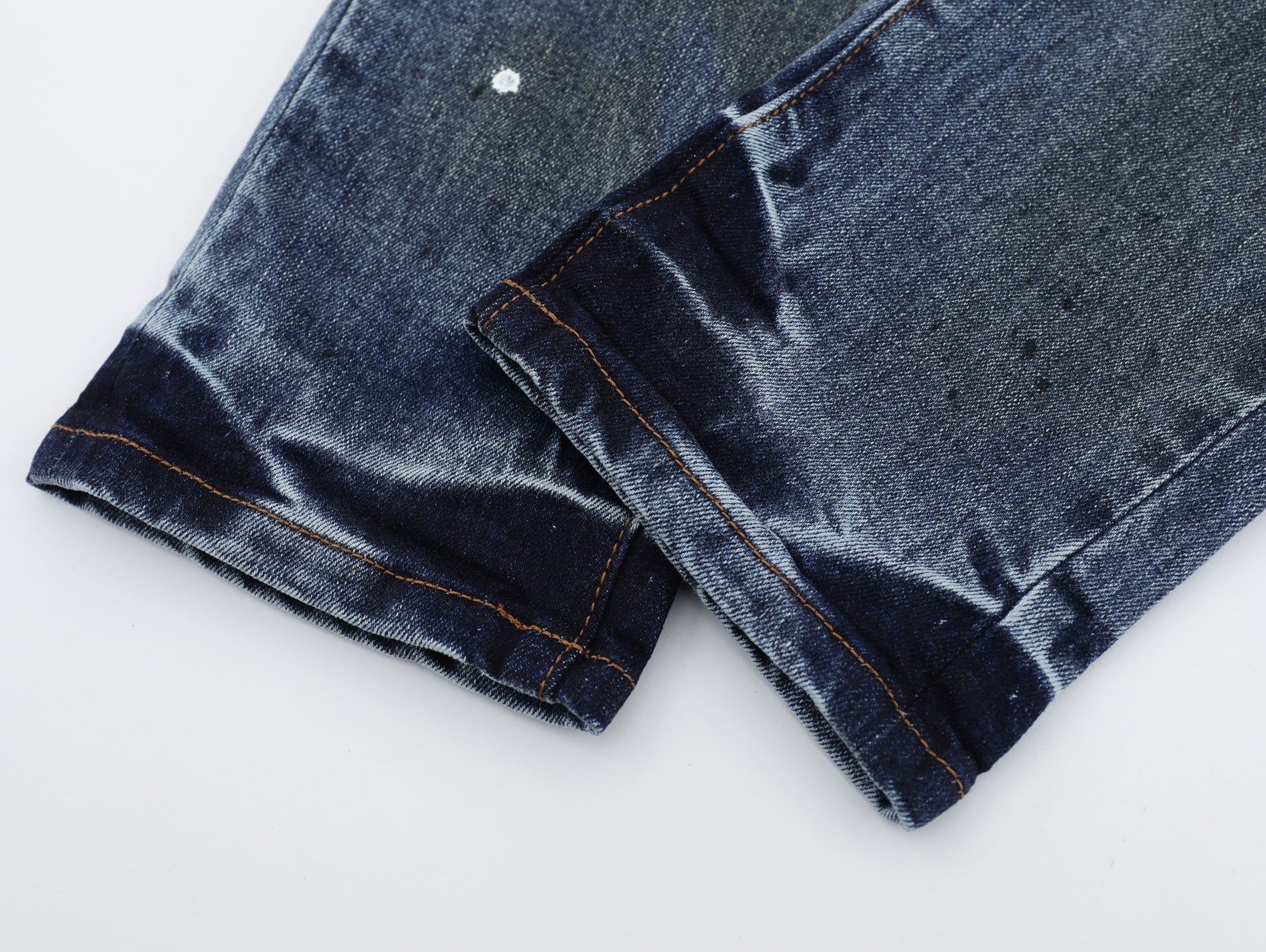 P503 Blue Painted Jeans