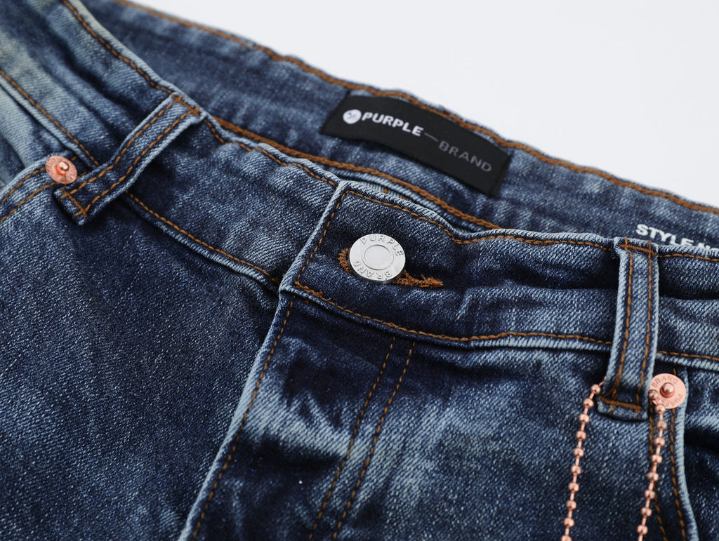 P503 Blue Painted Jeans