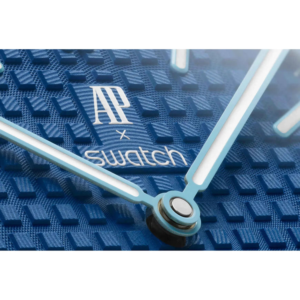 Blue Swatch X AP Royal POP