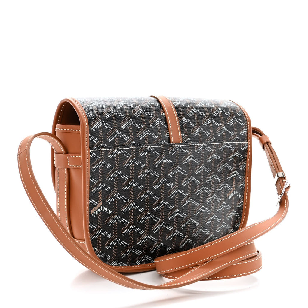 Black Brown Goyrd Messenger Bag