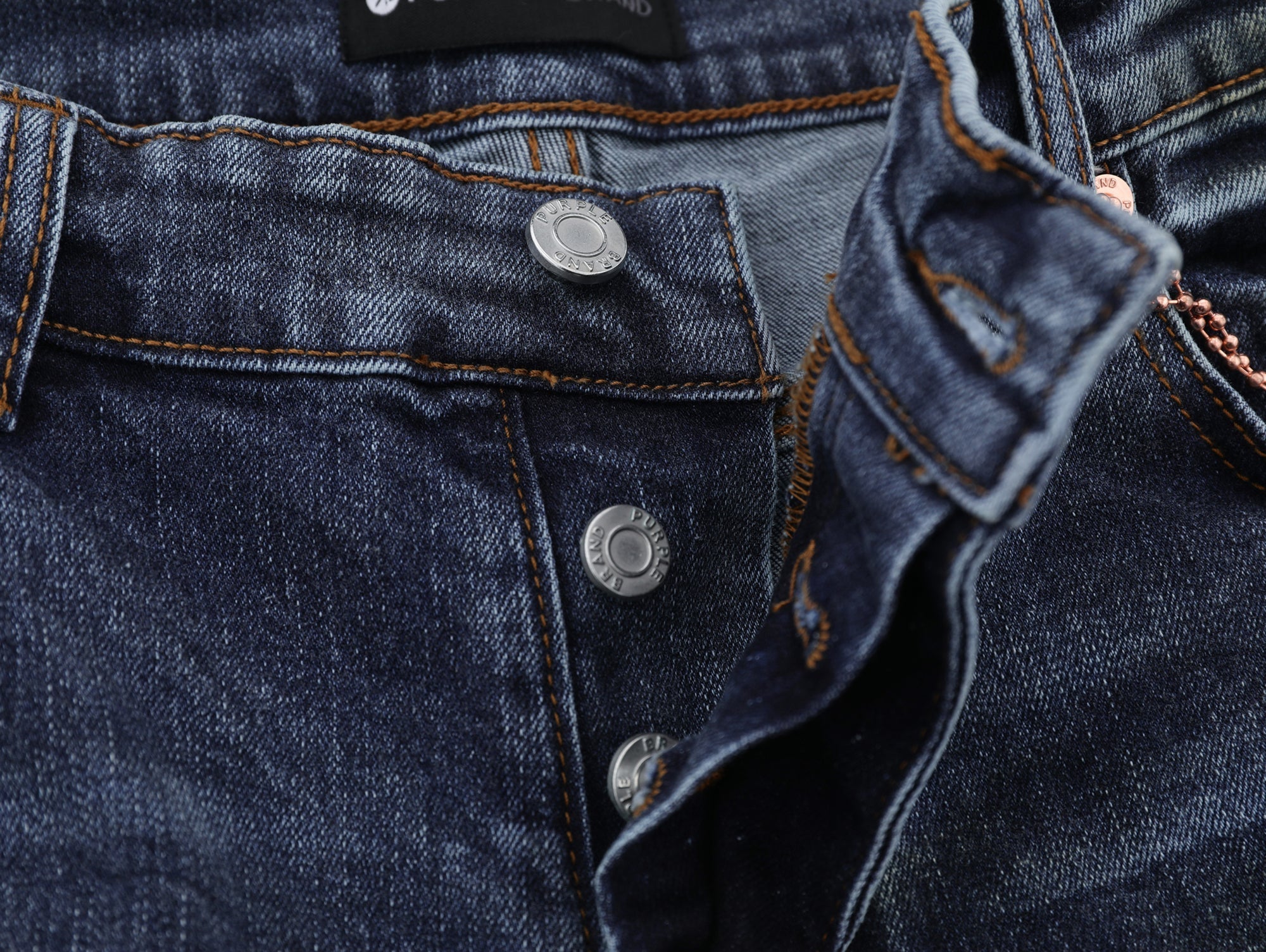 P503 Blue Painted Jeans