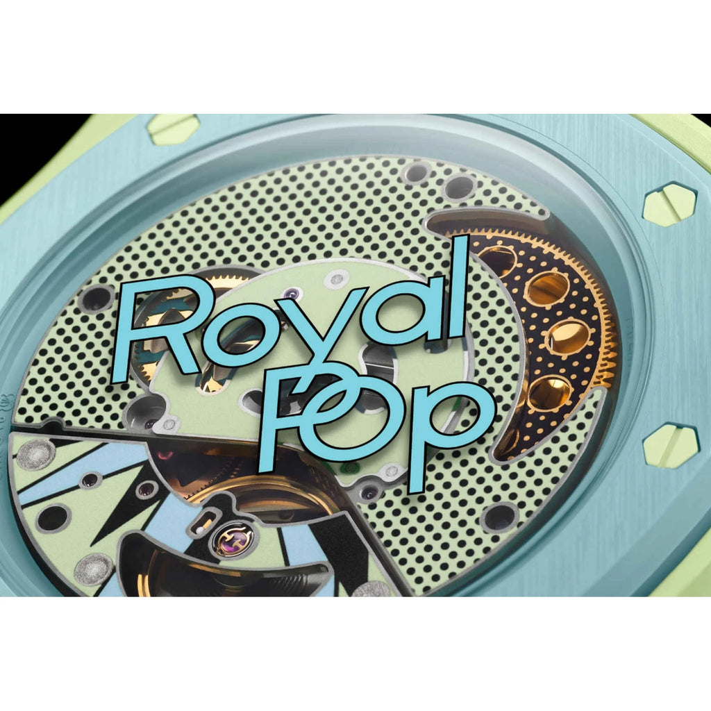 Blaue Acht Swatch X AP Royal POP