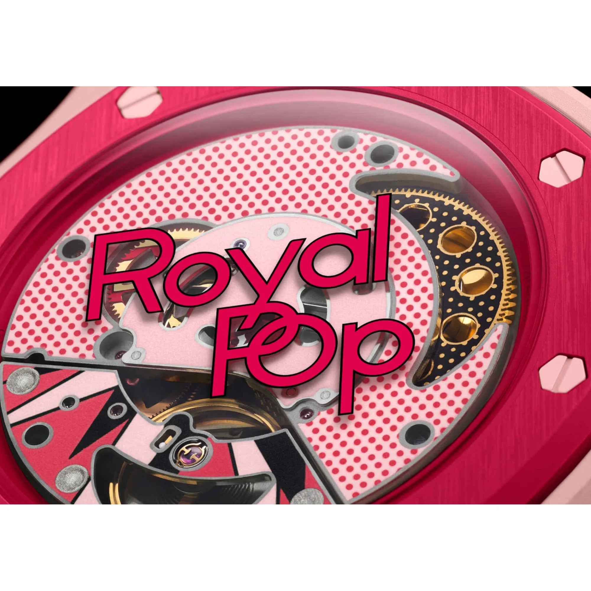 Pink Swatch X AP Royal POP