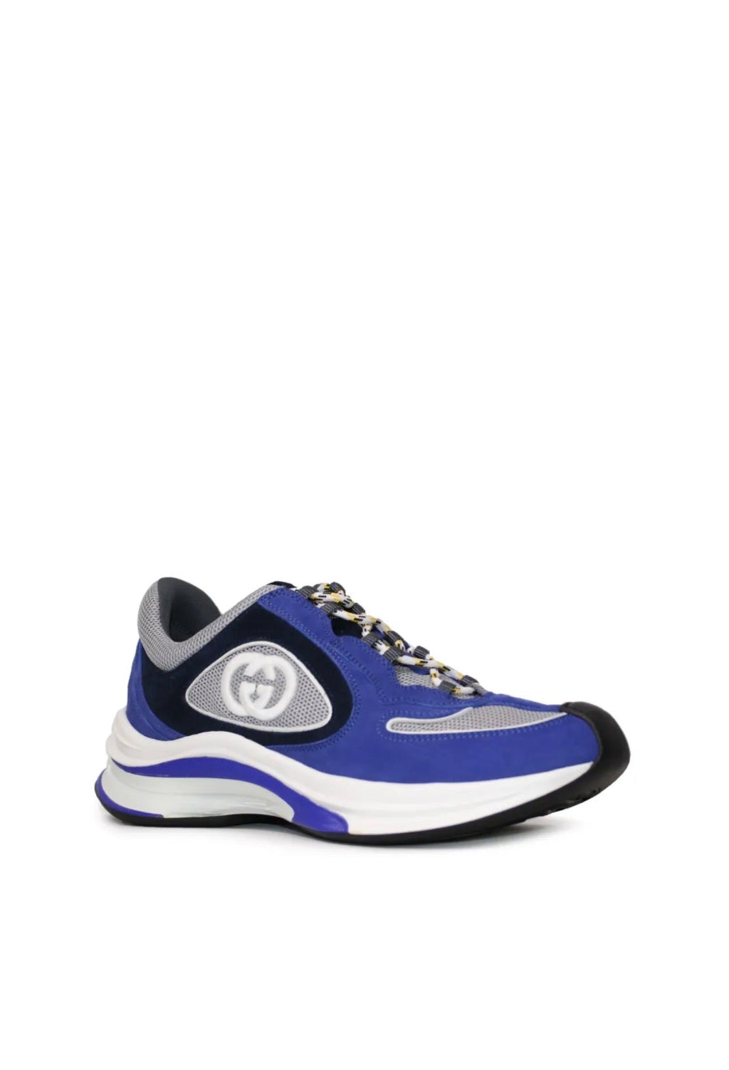 Blue|White Run Lace-up sneakers