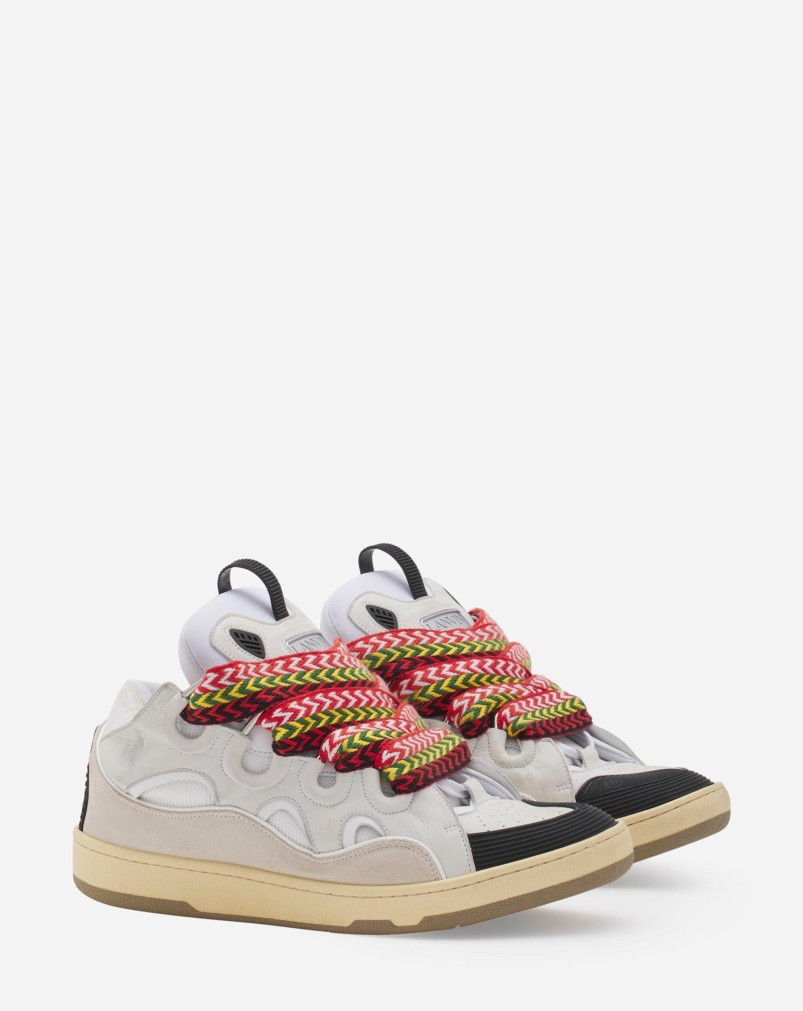 White Red/Green - Curb Sneakers