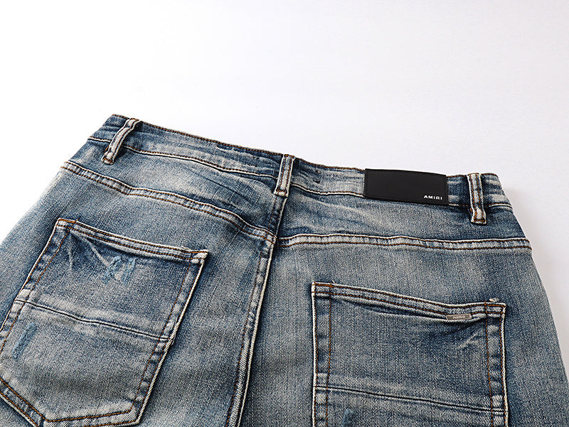 Exclusive Leather Amiri Jean - CLAY INDIGO