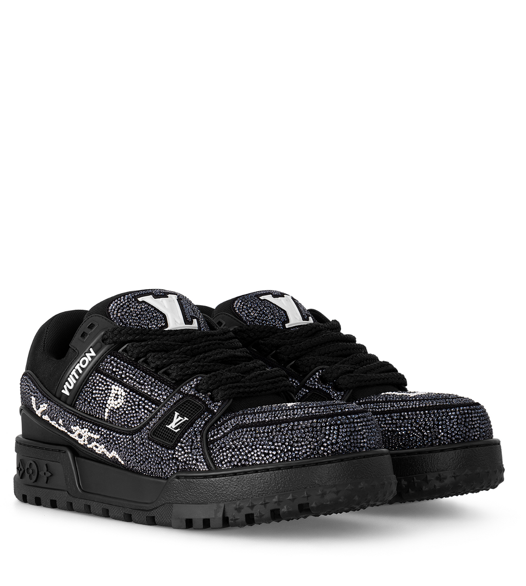 LV 'Maxi Black Swarovksi Crystal'