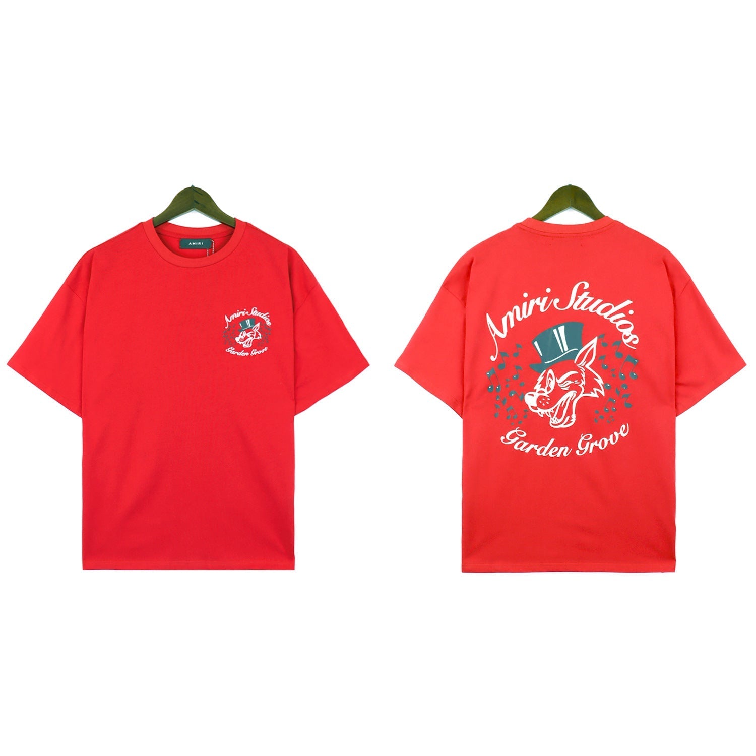 AM 'Garden Grove' Red Tee