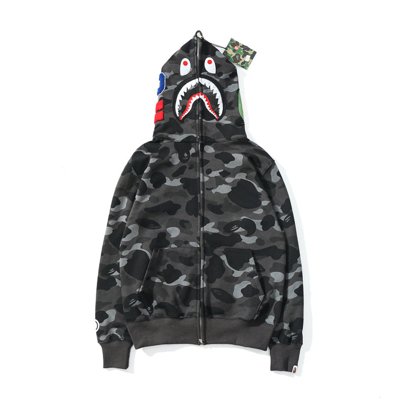 Grey Camo Branded Jacket