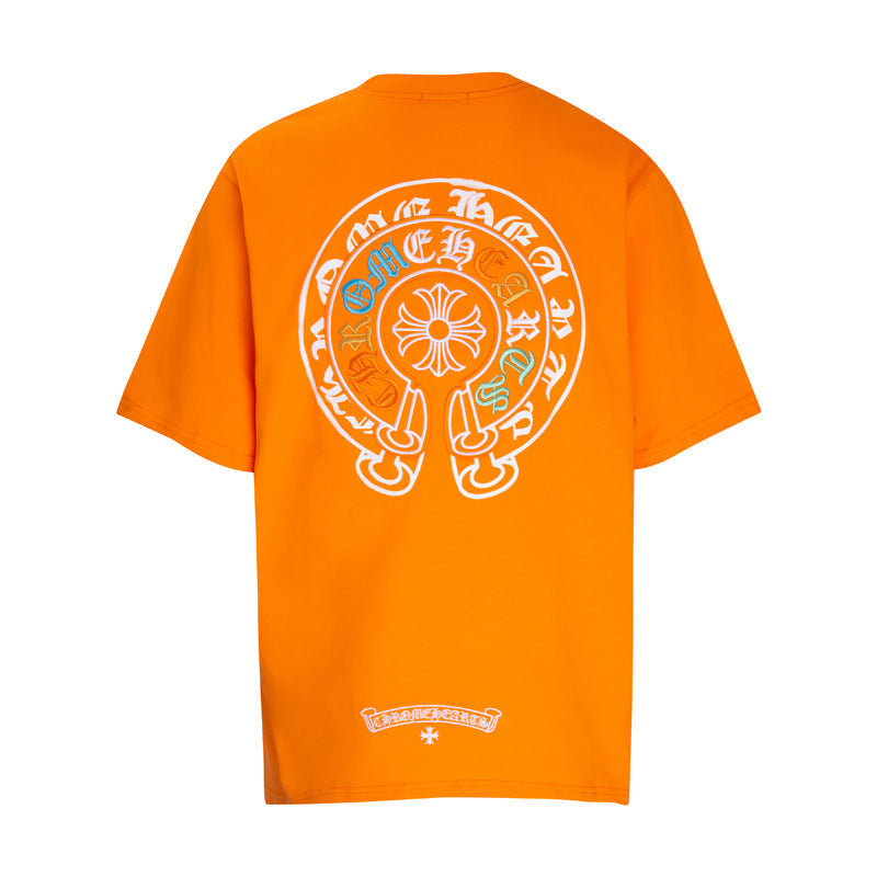 CH 'Multicolored Letters Double Horseshoe' ORANGE
