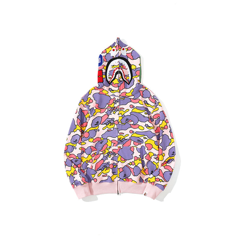 Ape 'Stars' Jacket Purple