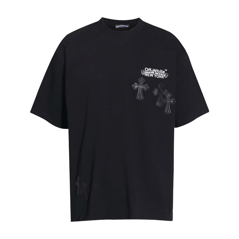 CH X OFF WHITE TEE BLACK