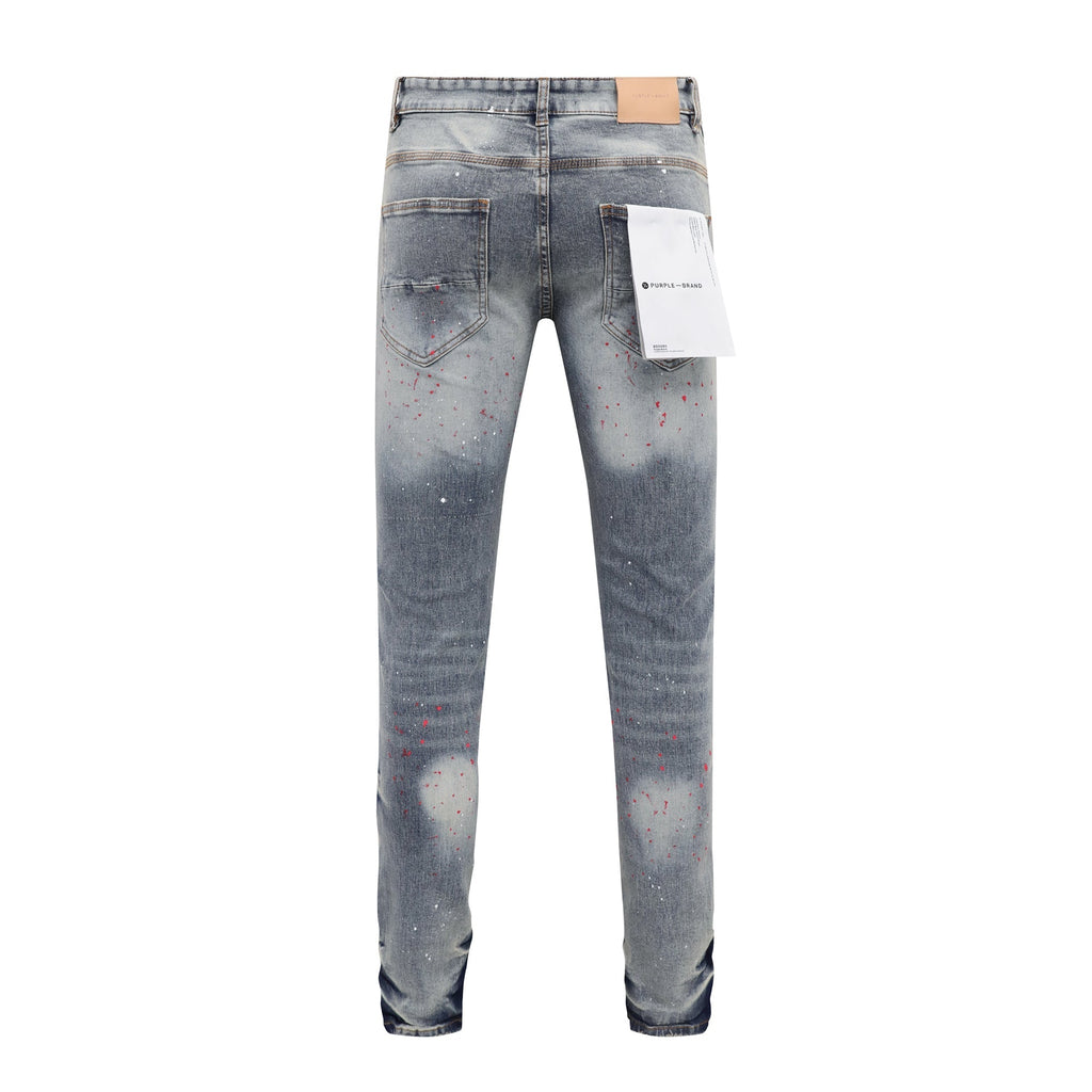 P505 Red/White dotted Jeans