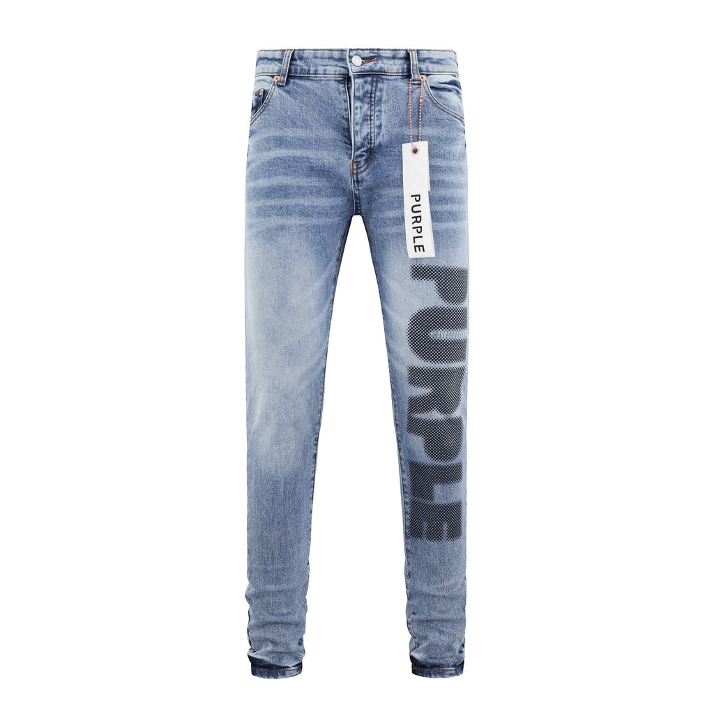 P135 Denim Black Branded Jeans