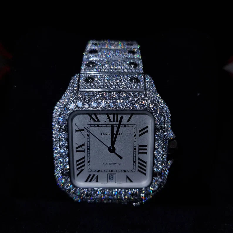 Carti3 White Face Moissanite
